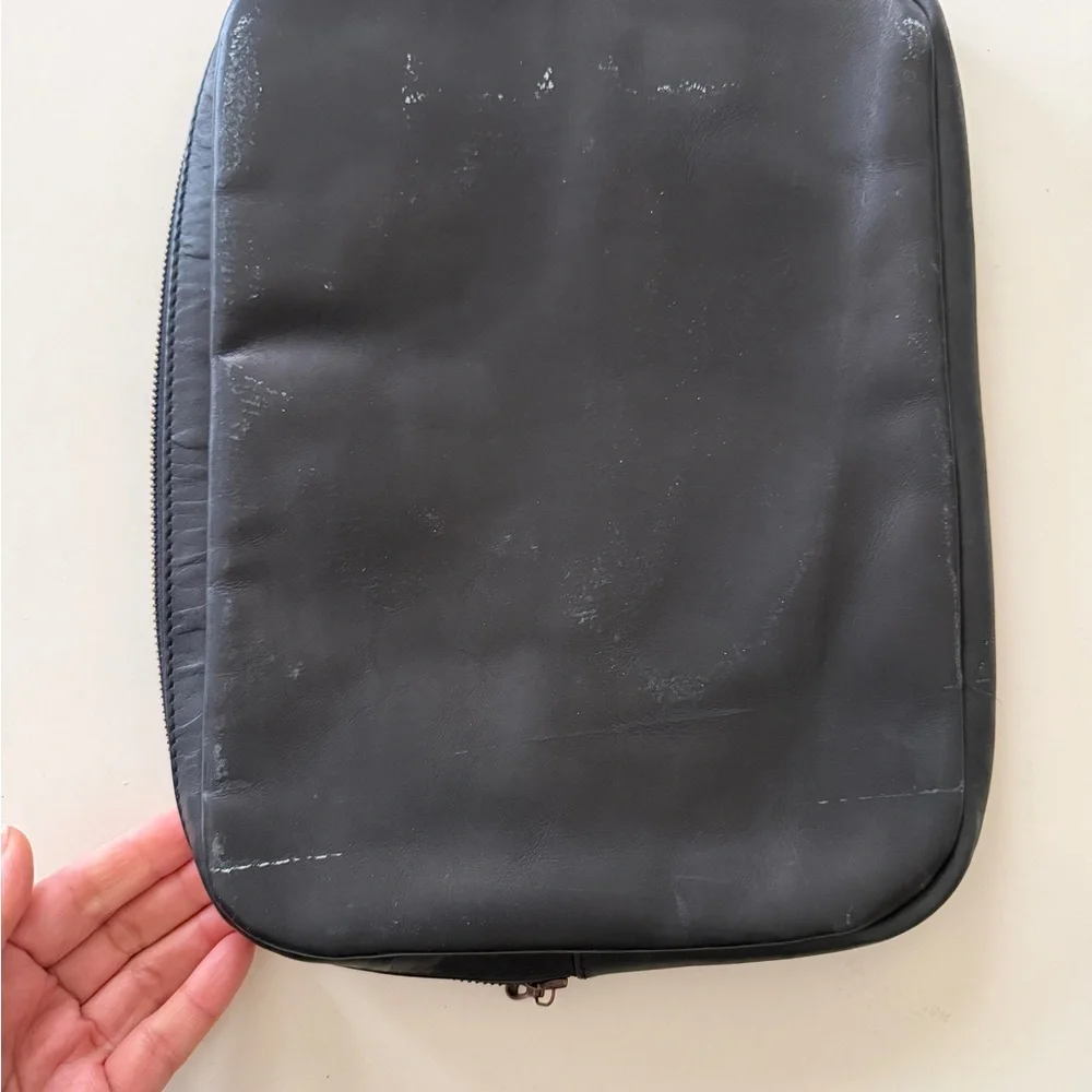 Black Leather Men's Bag